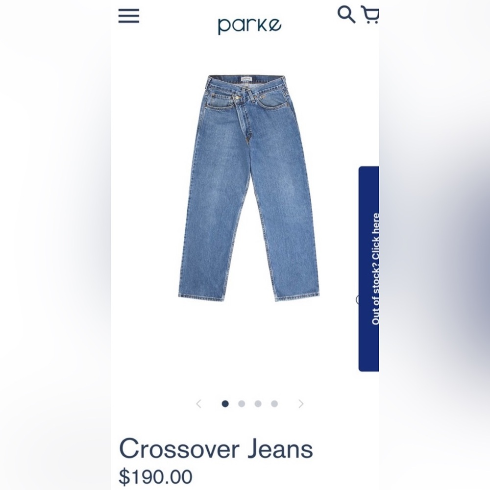 Parke Denim Crossover Jeans